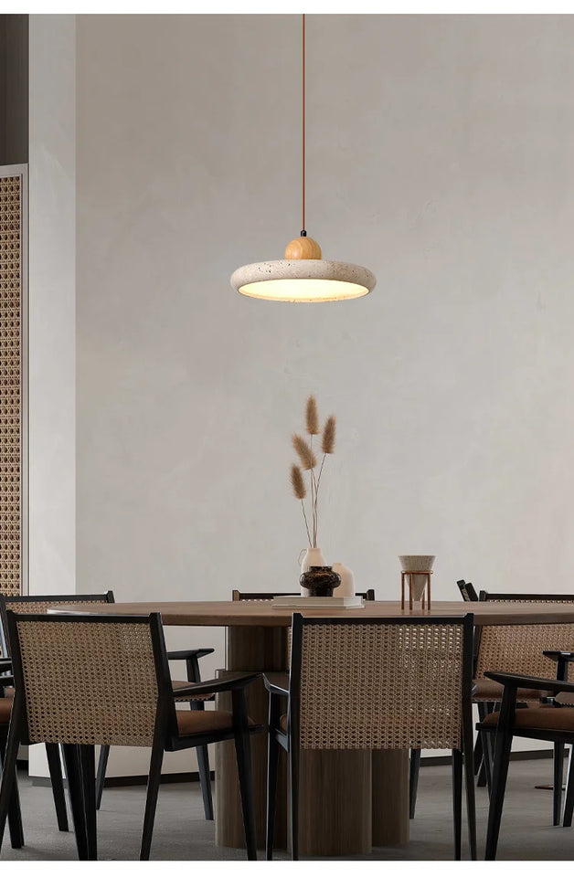 Travertine Glow Pendant